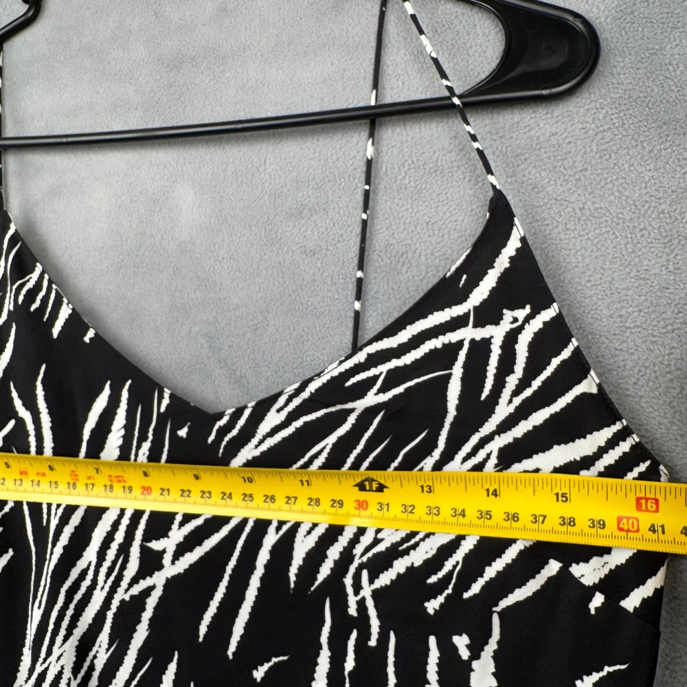 Womens Animal Print Maxi Dress - Black & Tan - Picture 4 of 7
